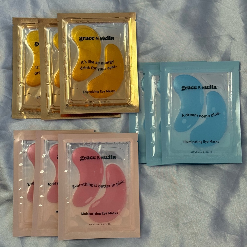 grace & stella Eye Gel Masks - Moisturizing, Energizing, Illuminating